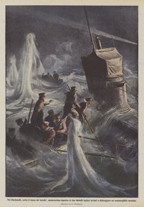 Nos Dardanelos, sob o fogo dos turcos, foi feito um empreendimento audacioso de dois barcos ingleses