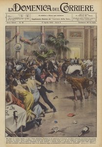 Para dar a cor local a um festival abissínio realizado em um restaurante de Cannes