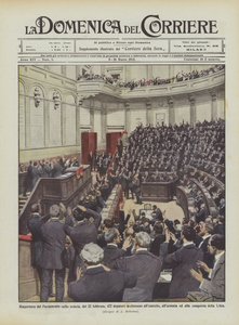 Reabertura do Parlamento, na sessão de 22 de fevereiro, 472 deputados aplaudiram o exército