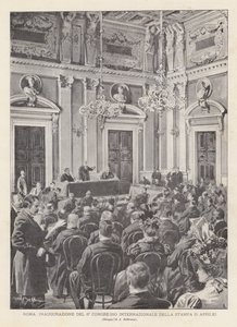 Roma, Inauguração do 6º Congresso Internacional de Imprensa (5 de abril)