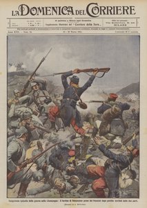 Episódio sangrento da guerra em Champagne, o forte Beausejour tomado pelos franceses depois