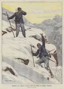 Surpreso por gelo e neve no Monti di Posina (Vicenza) de Achille Beltrame