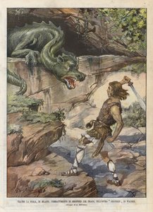 Teatro La Scala, Milão, Luta De Siegfried Col Drago, Na Ópera Siegfried De Wagner