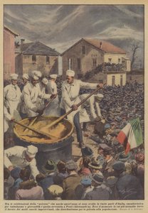 Entre as celebrações da polenta que também este ano foram realizadas em várias partes da Itália