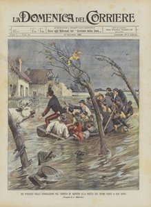 Um Episódio De Inundações Em Vêneto Seguindo A Rota Do Rio Piave Em San Dona de Achille Beltrame