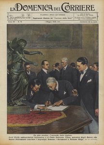 Um ato histórico, um acordo italiano-inglês