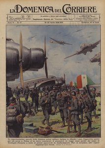 Um episódio muito importante da ação militar italiana relâmpago na Albânia e no estado