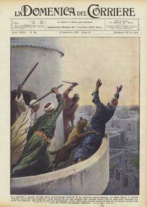 Um muezim, enquanto ao amanhecer ele estava dizendo do alto de um minarete perto de Zagazig
