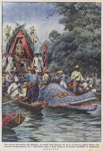 Uma procissão curiosa para as Filipinas
