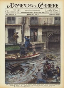 Uma tempestade ciclônica se desencadeada em Palermo