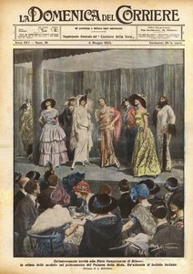 Uma novidade interessante na Feira de Milão, o desfile de moda no palco de Achille Beltrame