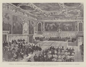 Veneza, La Solenne Inauguração do VI Congresso Internacional de Estudos Empresariais (4 de maio)