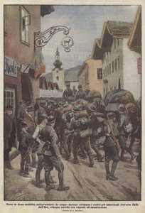 Para a linha estabelecida pelo armistício