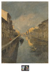 Naviglio, 1925 de Achille Cattaneo