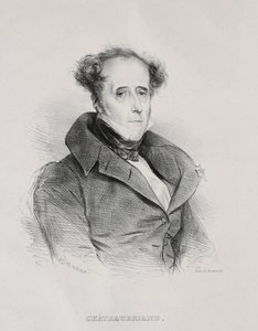 François René Auguste Victome de Châteaubriand. de Achille Devéria