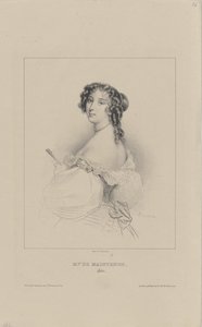 Françoise d&39;Aubigné, Marquesa de Maintenon 1635-1719, 1830-1840s. de Achille Devéria