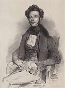 Henri Herz, pianista de Achille Devéria