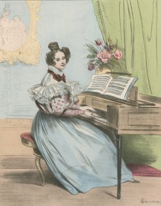 7 horas da noite de Achille Devéria
