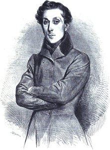 Retrato do arquiteto francês Alphonse de Gisors, retrato litográfico