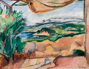 Paisagem no terraço