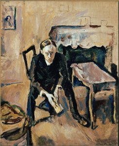 Retrato do escritor francês Fernand Fleuret (óleo sobre tela