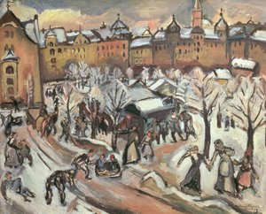 Neve em Munique de Achille Emile Othon Friesz
