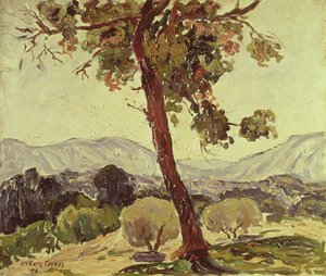 Paisagem arborizada de Achille Emile Othon Friesz