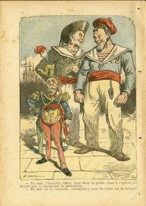 Ilustração de Achille Lemot (1846-1909) em Le Pelerin de Achille Lemot