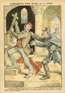 Ilustração de Achille Lemot (1846-1909) em Le Pelerin de Achille Lemot