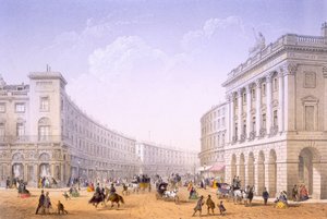 The Quadrant and Regent Street, Londres, 1862.
