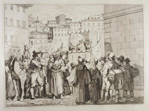 Espetáculo de marionetas em Roma de Achille Pinelli