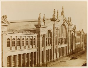 Gard du Nord, Paris, c.1870-80 (foto) de Achille Quinet