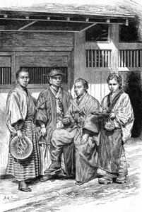 Pessoas de Tóquio de Achille Sirouy