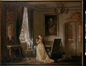 Sala de jardim do Gutshaus Wiepersdorf de Achim von Arnim
