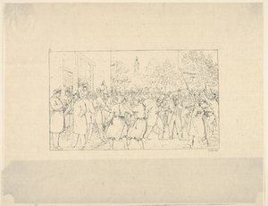 Eleição em Baltimore, novembro de 1862 de Confederate War Etchings, 1861-63.
