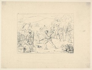 Formação de bandas de guerrilha de gravuras de guerra confederadas, 1861-63. de Adalbert John Volck