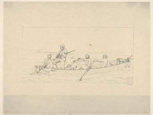 Marylanders cruzando o Potomac para se juntar ao Exército do Sul da Guerra Confederada Etchin..., 1861-63.