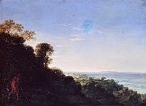 Aurora (paisagem matinal), Pintura de Adam Elsheimer (1578-1610)
