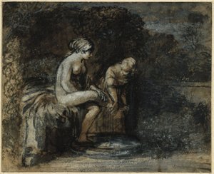 Betsabé no banho de Adam Elsheimer