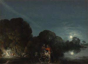 A fuga para o Egito de Adam Elsheimer
