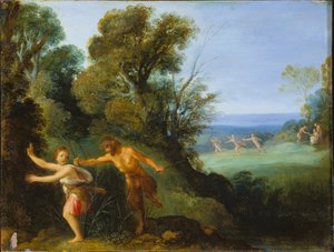 Pan e Syrinx de Adam Elsheimer