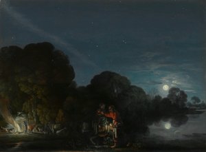 A fuga para o Egito de Adam Elsheimer