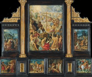 O Retábulo de Frankfurt da Exaltação da Verdadeira Cruz de Adam Elsheimer