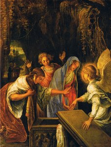 As três Marias junto ao túmulo de Cristo de Adam Elsheimer