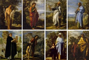 um conjunto de pequenas cenas religiosas de Adam Elsheimer