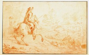 Caça ao veado sanguíneo por Adam Van der Meulen (1632-1690) Paris do século XVII, Museu do Louvre de Adam Frans van der Meulen