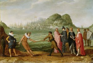 Alegoria da vitória dos holandeses sobre a frota espanhola em Gibraltar em 25 de abril de 1607, c.1615-30