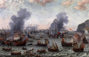 A Batalha de Gibraltar durante a Guerra dos Oitenta Anos (Revolta dos Holandeses ou dos Mendigos)