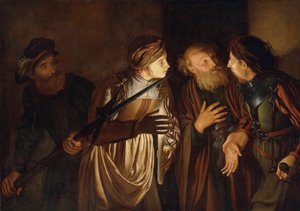 A Negação de São Pedro (óleo sobre tela)