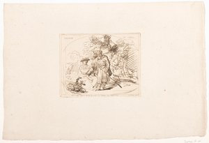 Judah dá ao Tamar o seu anel sinete
Thamar et Judas (título sobre o objecto)
Seis gravuras após desenhos de Rembrandt, conservadas na Hofbibliothek em Viena (título da série)
Six estampes gravées d